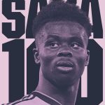 Bukayo Saka Instagram - 100 Premier League appearances 🌶 1️⃣ Fulham, January 2019 1️⃣0️⃣0️⃣ Bournemouth, August 2022 So much more to come… 😎