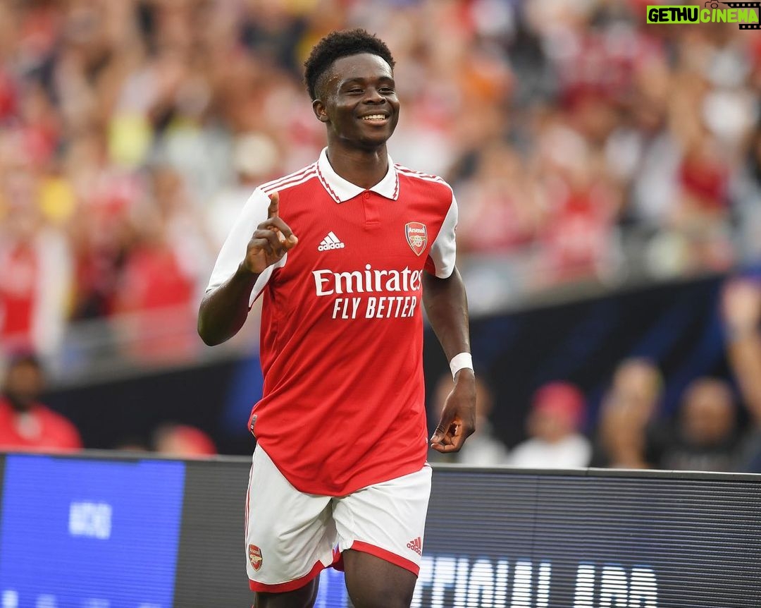 Bukayo Saka Instagram - Thank you for the love Baltimore 🫶🏿 Next stop Orlando. See you all soon ! M&T Bank Stadium