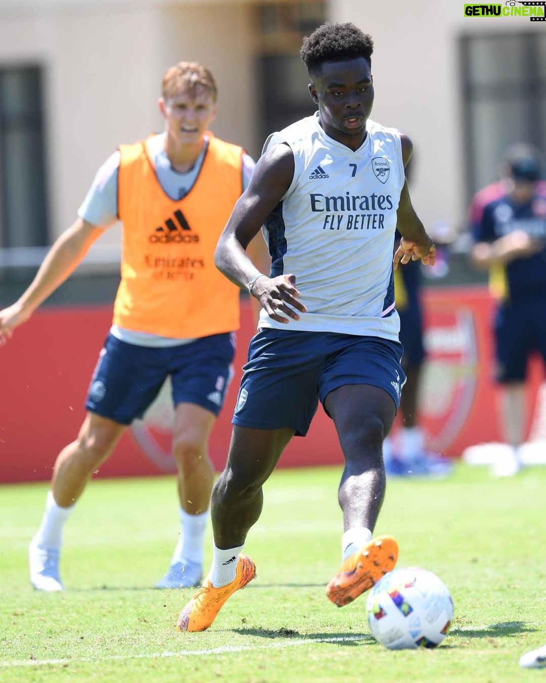 Bukayo Saka Instagram - Back to work ! 💪🏿 Baltimore, Maryland