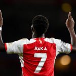 Bukayo Saka Instagram - Great response from the weekend. One step closer! 🔴🤩