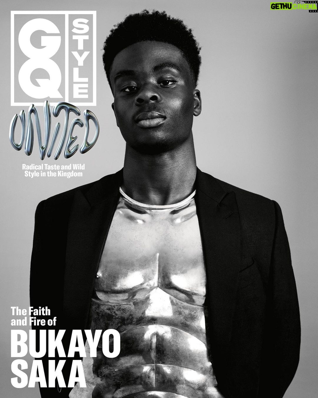 Bukayo Saka Instagram - SS22 cover ⭐️ @britishgq #BritishGQStyle