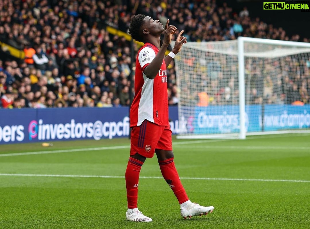 Bukayo Saka Instagram - 3 important points today to take us closer to achieving our goals ! #GodsPlan🙏🏿
