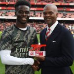 Bukayo Saka Instagram - September Player of the Month 🤩 Emirates Stadium