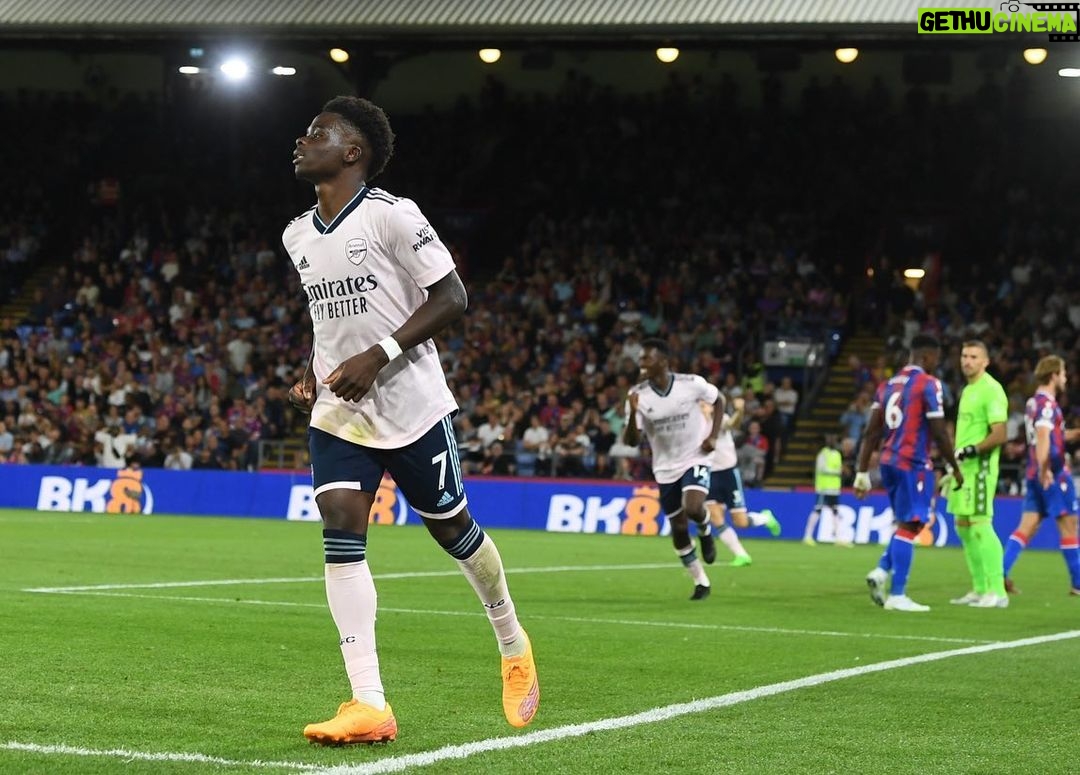 Bukayo Saka Instagram - Starting off the right way ! 😤 Selhurst Park