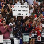 Bukayo Saka Instagram - Thank you for the love Baltimore 🫶🏿 Next stop Orlando. See you all soon ! M&T Bank Stadium
