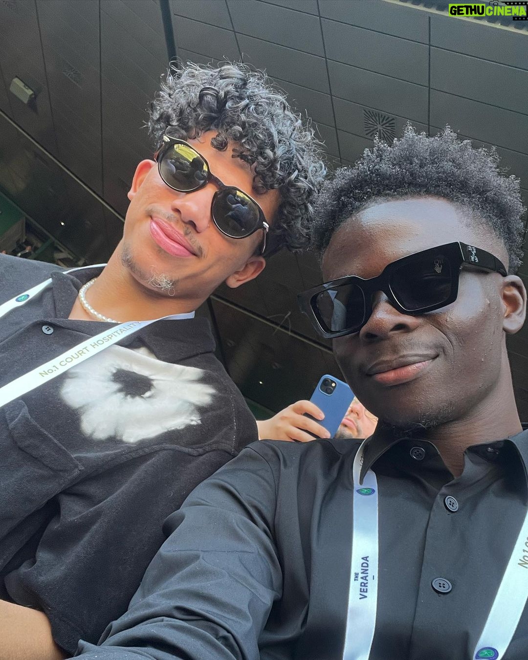 Bukayo Saka Instagram - Wimbledon 🎾 Centre Court