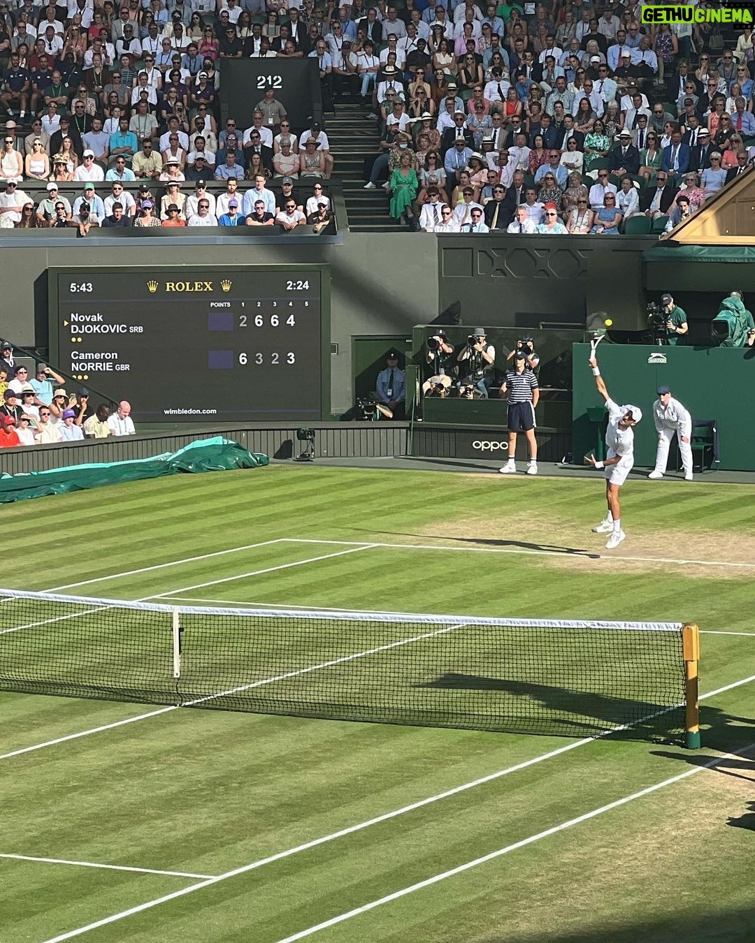Bukayo Saka Instagram - Wimbledon 🎾 Centre Court