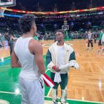 Bukayo Saka Instagram - Boston Celtics TD Bank Garden