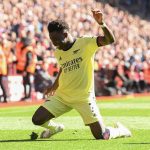 Bukayo Saka Instagram - Back to winning ways ! 🔥 My knees though 🤕🤣