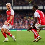 Bukayo Saka Instagram - Finally! 😅😤 6-years, over! 💪🏿🔴 Goodison Park