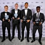 Bukayo Saka Instagram - When you're the only one laughing at your own joke 🤣 I still love you guys and congrats on your awards! 🏆❤️