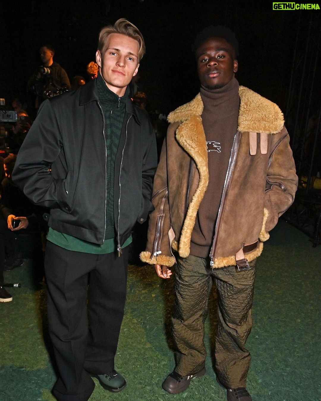 Bukayo Saka Instagram - Good vibes at London Fashion Week! Thank you @burberry 📸 London, United Kingdom