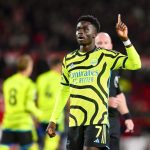 Bukayo Saka Instagram - ✝️☝🏿⚽️ #GodsChild😇 The City Ground