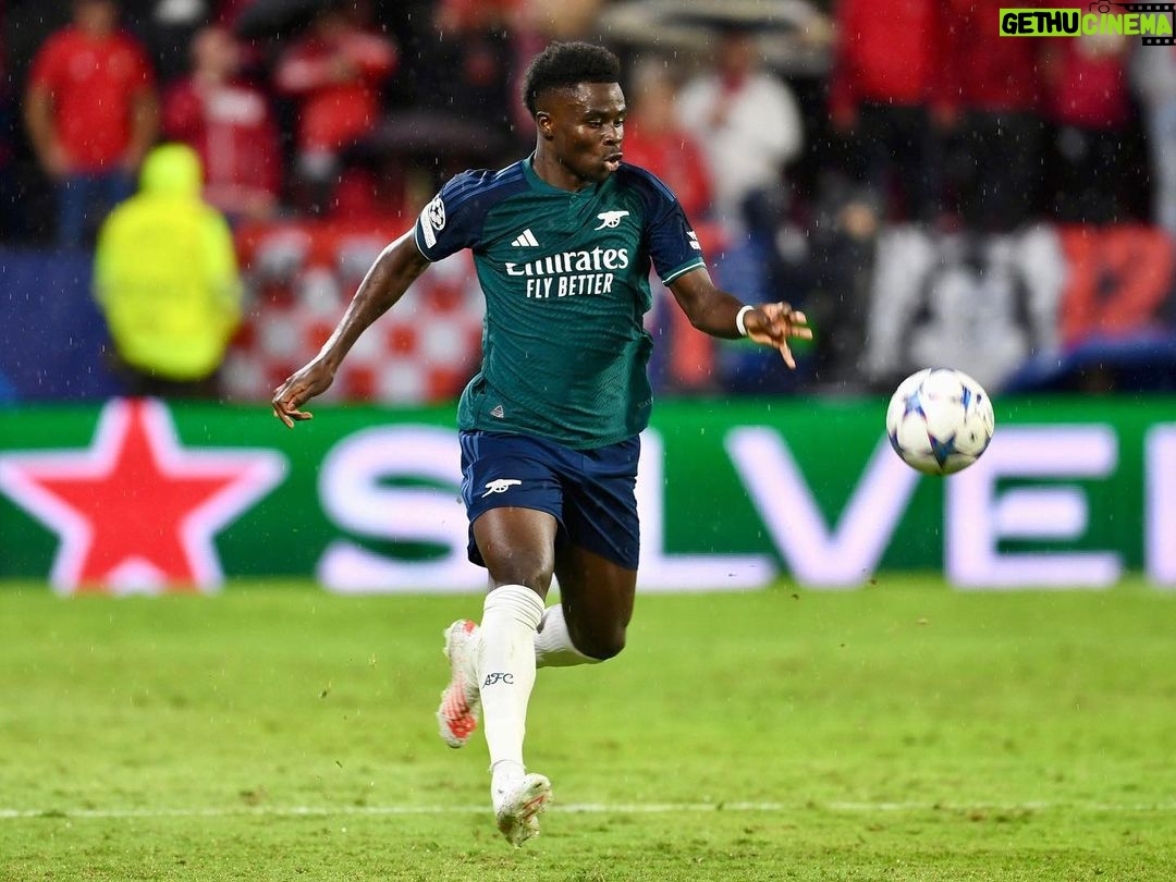 Bukayo Saka Instagram - Back to winning ways ๐ซ A big thank you to the travelling fans๐๐ฟ