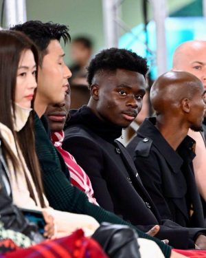 Bukayo Saka Instagram - London Fashion Week 📸 @burberry