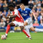 Bukayo Saka Instagram - Finally! 😅😤 6-years, over! 💪🏿🔴 Goodison Park