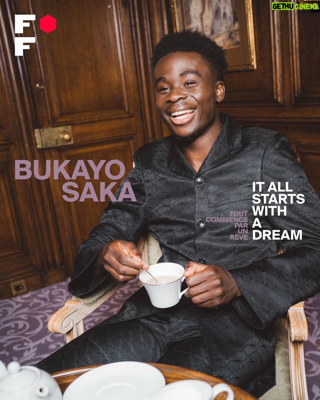 Bukayo Saka Instagram - 🫖☕️📸 @francefootball