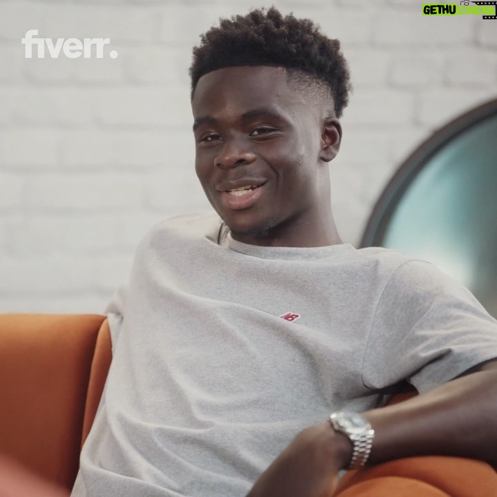 Bukayo Saka Instagram - I’m partnering with @Fiverr to give young entrepreneurs a chance to build businesses that positively impact their community. Check the link in my bio to see how we’re going to #leveltheplayingfield #ad