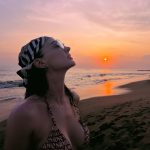 Burcu Özberk Instagram - Tatil #tbt’si bitmeyecek gibi🥲 Gün batımı 🌅