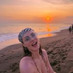 Burcu Özberk Instagram - Tatil #tbt’si bitmeyecek gibi🥲 Gün batımı 🌅
