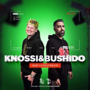 Bushido Instagram - Freunde der guten Unterhaltung, am 03.12.19 werden sich @knossi und meine Wenigkeit auf Twitch vergnügen. Wir haben uns ne Menge für den Abend überlegt, also seid live dabei. Lieber Knossi, ruhiger Stream bitte, sonst zieht meine Frau ins Hotel:)