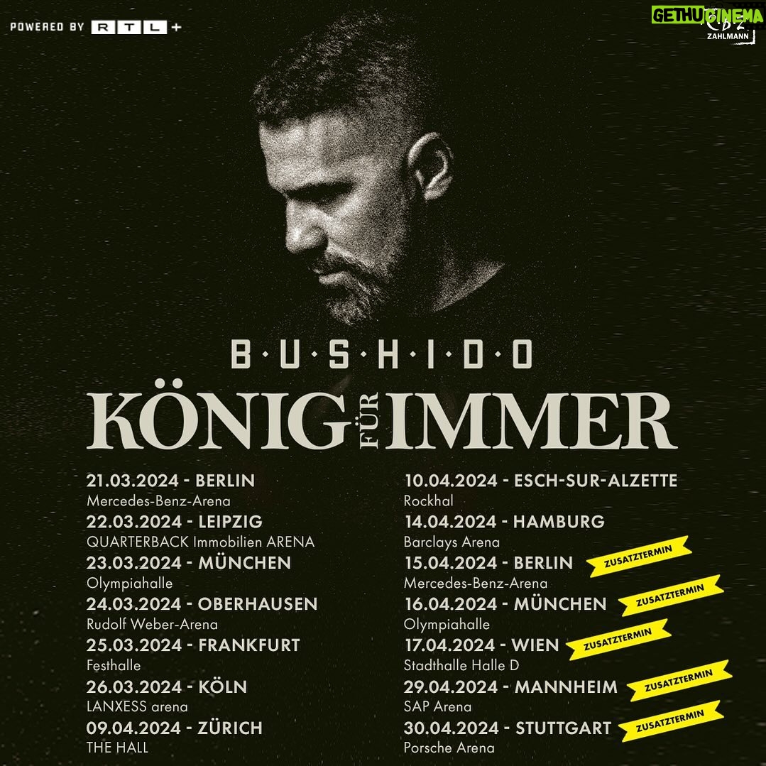 Bushido Instagram - Es ist einfach unglaublich. Nach einer Woche im Vorverkauf können wir nun verkünden, dass wir noch ein paar Zusatztermine organisiert haben. Wir freuen uns auf euch? Welche Songs wollt ihr gerne auf Tour hören? Tickets gibt es ab dem 03.11. auf Eventim.