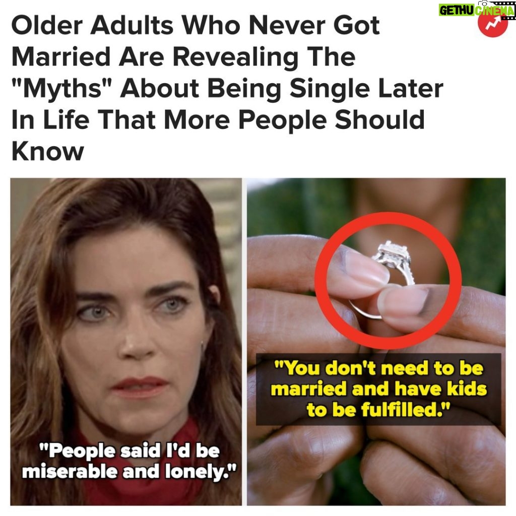 Buzzfeed Instagram - "People thought that I’d 'change my mind.' I’m 42, and I’ve never really wanted to get married. I also knew I never wanted kids. People usually DON’T change their minds about these things." Tap the link in our bio for more 💍