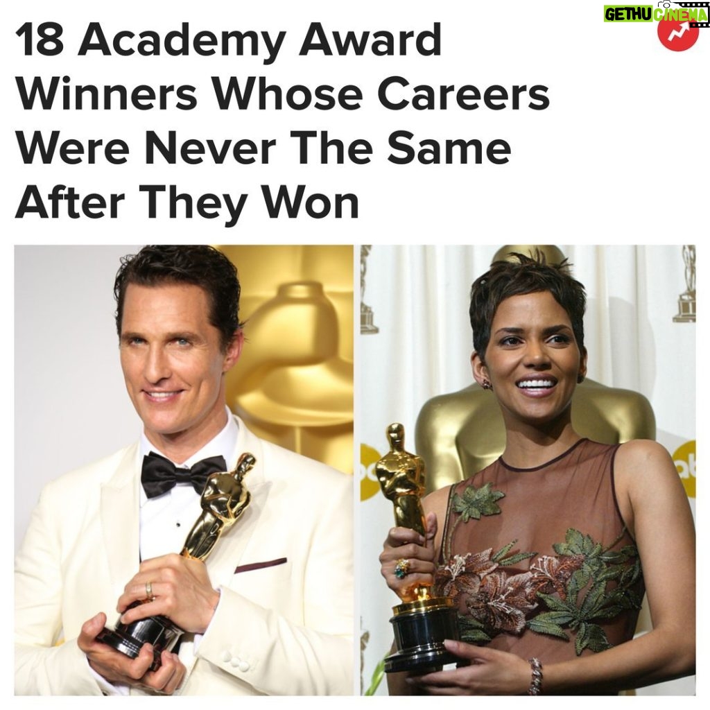 Buzzfeed Instagram - Some may argue that winning an Oscar is more of a curse than a blessing. More at the link in bio 👀