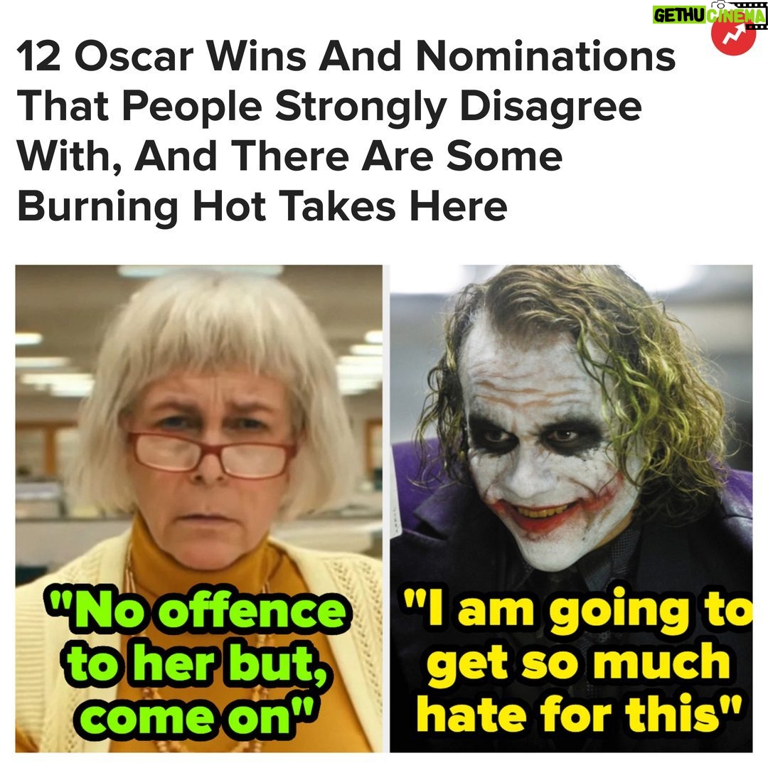 Buzzfeed Instagram - "It was absolutely the most overrated movie that year and did not deserve to even get nominated for Best Picture, much less win it." More at the link in bio 👀