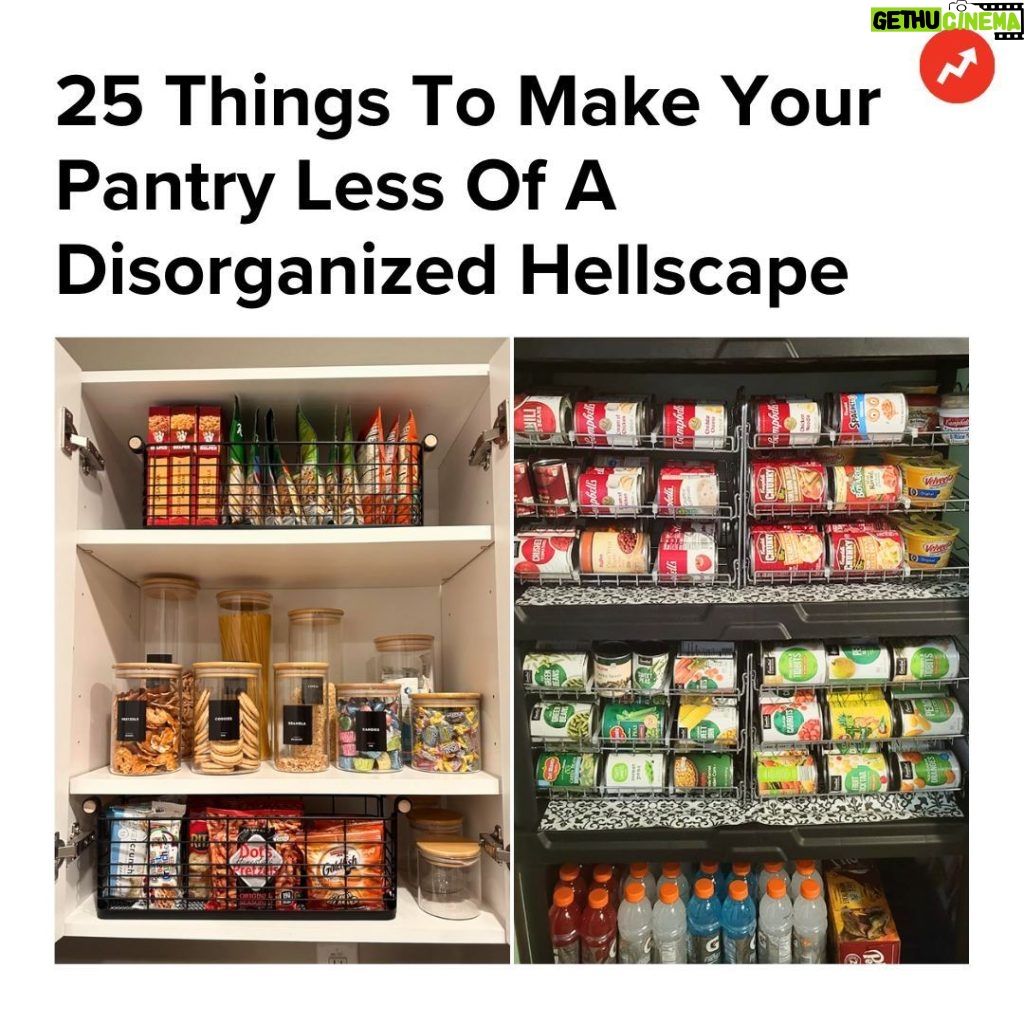 Buzzfeed Instagram - Disorganized closets might be a pain, but it's truly nightmarish when your pantry is in shambles. 🫠 Get yours in tip top shape with our help at the link in bio 🔗