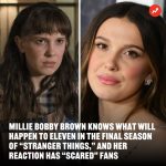 Buzzfeed Instagram - While Millie doesn’t know how the series as a whole will end, she did manage to sneakily find out her character Eleven’s fate. Tap the link in bio for more 👆