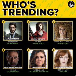 Álvaro Morte Instagram - Wow!! Thank you all !!!

#amazingfans #lcdp5
@tvtimeapp