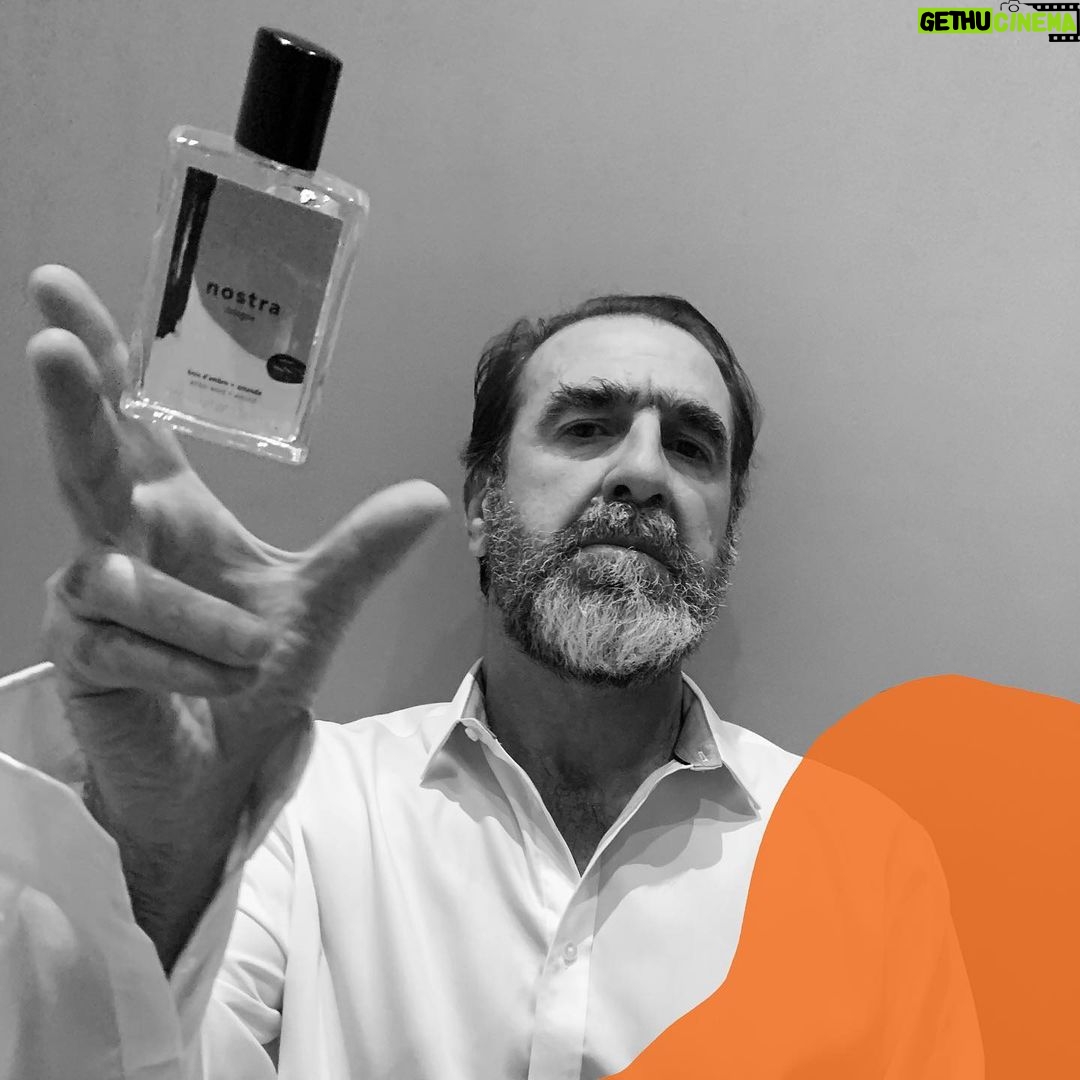 Éric Cantona Instagram - Catch it if you can! @nostra.cosmetics Scents from the shores of the Mediterranean. nostra.com @rachidabrakni