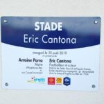 Éric Cantona Instagram - Proud of this stadium « Eric Cantona » in the city of Argelès sur Mer where my grand parents (Spanish Republicans) spent a year (1939) in the refugees camps after the civil war in Spain.