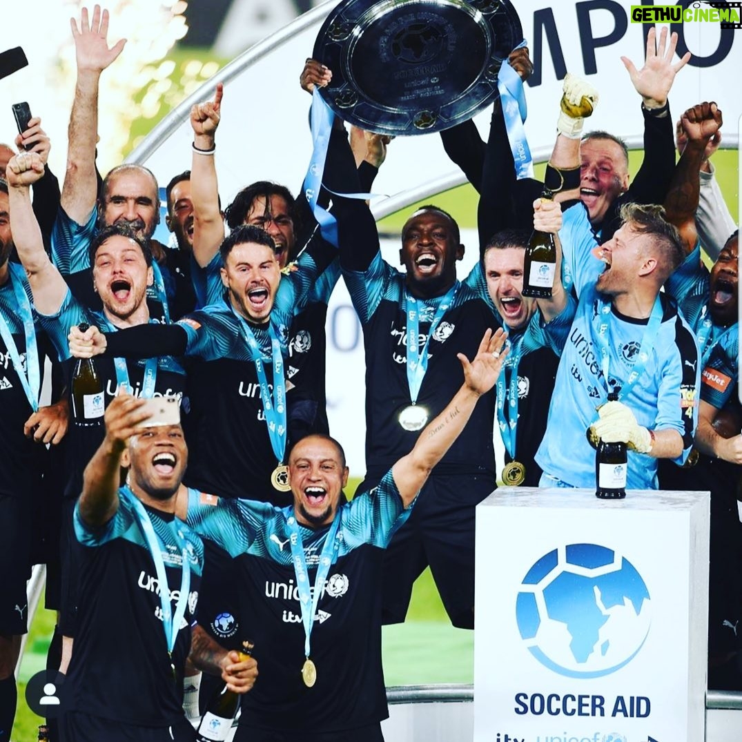 Éric Cantona Instagram - Winners!!! @socceraid @unicef