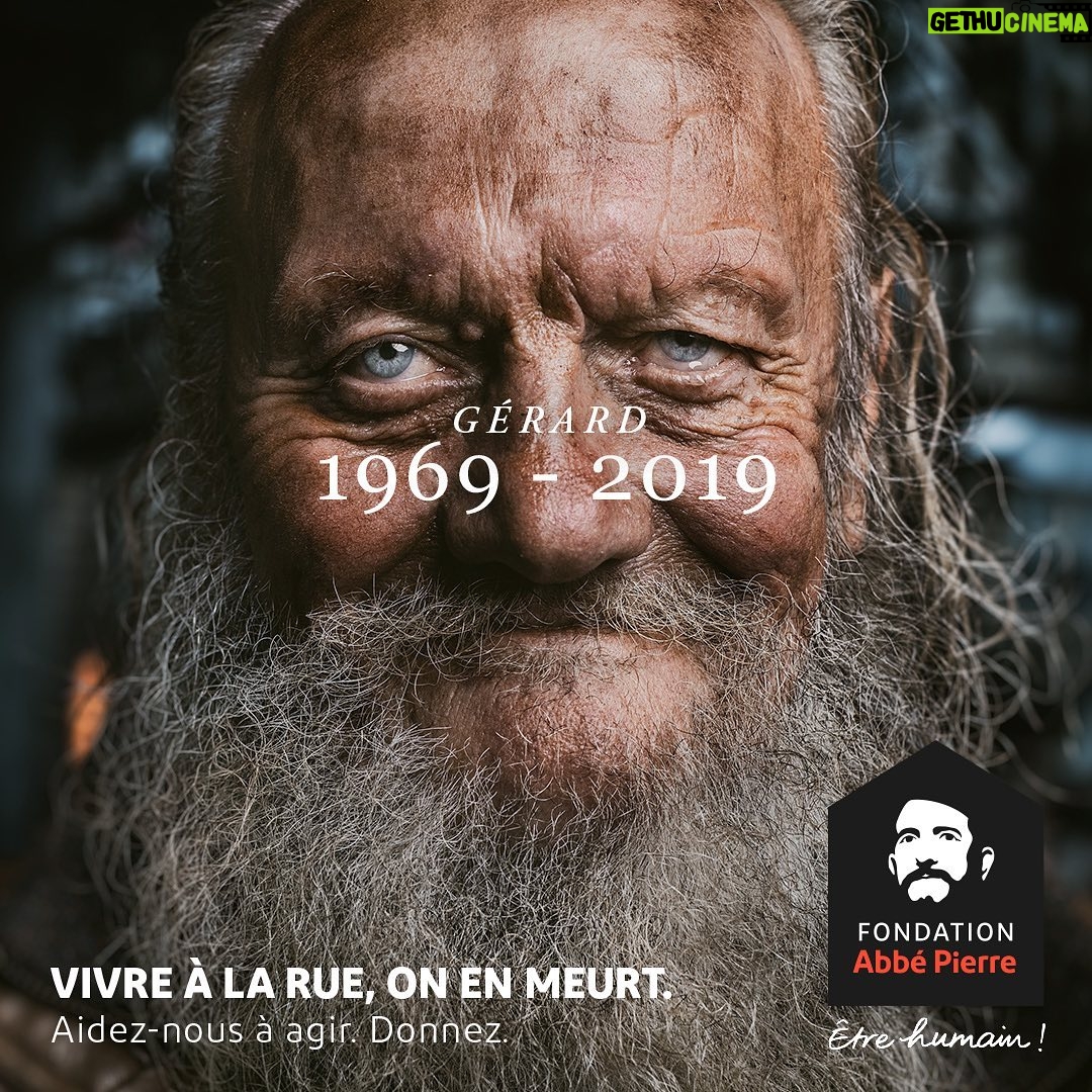 Éric Cantona Instagram - Vivre à la rue, on en meurt. Aidez la fondation Abbé Pierre à agir en faisant un don. https://don.fondationabbepierre.org/laruetue/