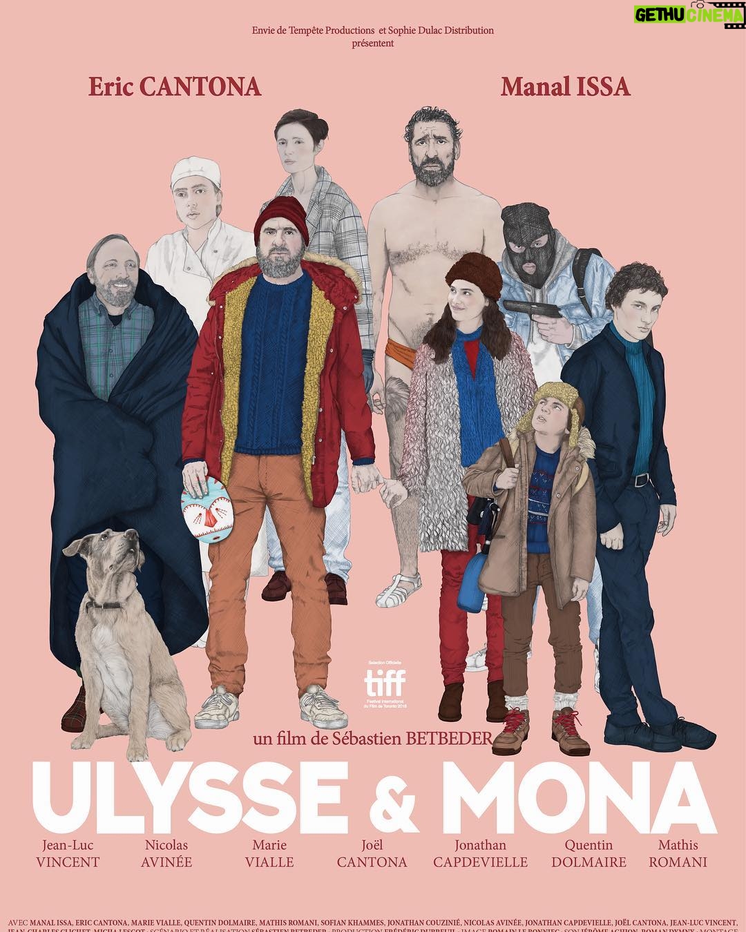 Éric Cantona Instagram - On screen tomorrow in France. #ulysseetmona #sebastienbetbeder #manalissa