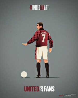 Éric Cantona Instagram - Le Roi 👑🇫🇷

🎨 @SoccerBoats

#MUFC #ManUtd #Cantona #UnitedFanArt