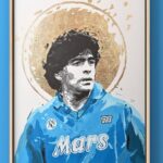 Éric Cantona Instagram - The following season after Diego Maradona died, Argentina won their first World Cup 36 years after Diego won it in 86. And Yesterday, Napoli won their first Scudetto 33 years after Diego won it in 90! He probably met God to ask him to fulfill his wish! Artwork by @fabiozuglian_art #Maradona #scudetto #napoli #worldcup #italyiloveyou