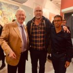 Éric Cantona Instagram - With the BOSS and the artist Mikael Browne at the opening of the exhibition « from Moss Side to Marseille » in the @nationalfootballmuseum in Manchester. Don’t miss it! It’ magnificent and powerful!