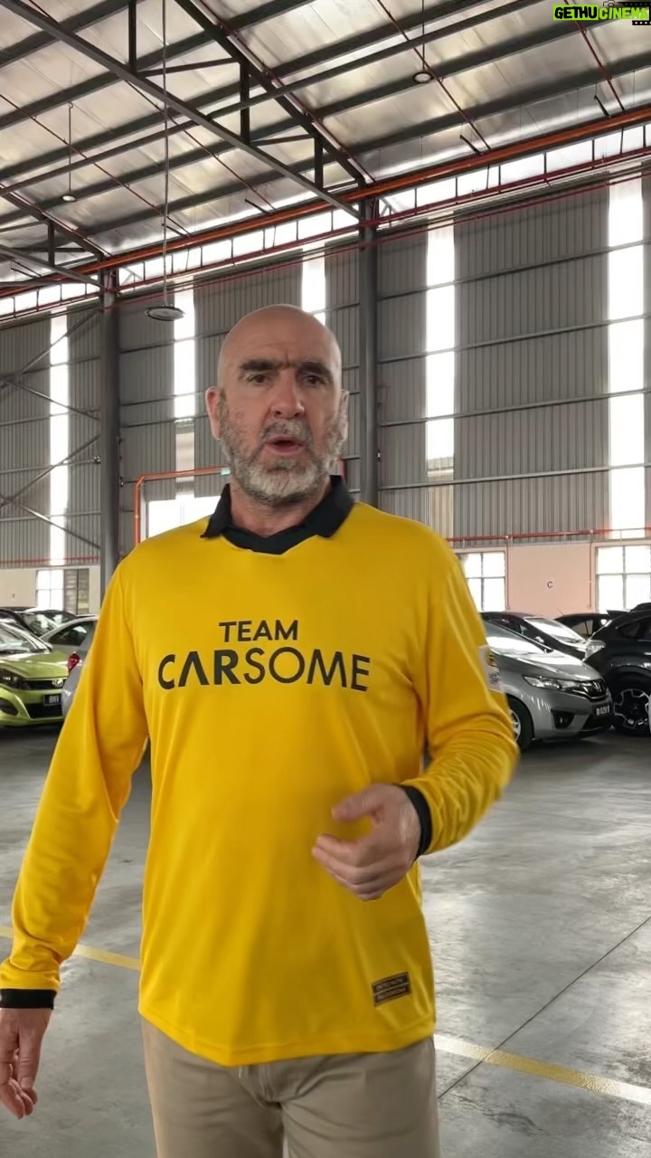 Éric Cantona Instagram - The Cantona X CARSOME connection #CARSOMEMY #CARSOMEID #cantonacertified