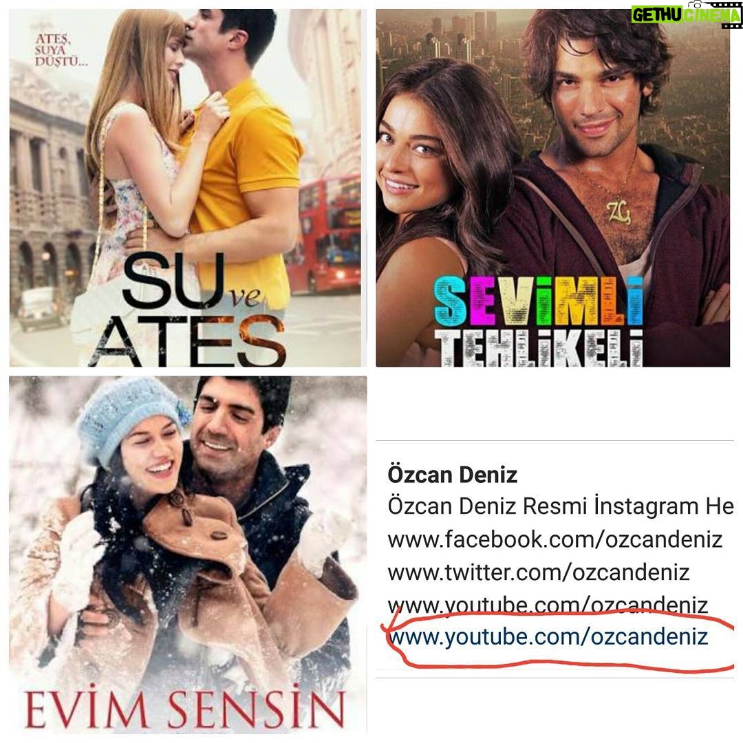 Özcan Deniz Instagram - Yukarida bulunan www.youtube.com/ozcandeniz adresini tiklayip bu filmleri ve daha fazlasini izleyebilirsiniz.kanala uye olmayi unutmayin.