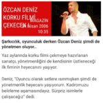 Özcan Deniz Instagram - SINEMA VE BEN...1 1999 yılından ıtıbaren yazdığım film ve dizi hikayelerinden sonra(askin daglarda gezer,neredesin firuze,haziran gecesi)Ilk yonetmenlik yapmak istediğimi soyledigim zaman 1995 yılıydı.Yakınlarım bu isteğimi çok iyi bilirdi.1995 yilinda da basınla paylaştımtım bunu.Ama "zamanı geldiğinde"diye de eklemiştim.İlk yapılanmaya Timur savci ile başlatmiştık.Etilerde 5 katlı bir ofis açıp ilk filmin hazırlıklarına başladık.O dönem tv den ve muzikten kazandığım bütün parayı bu yatırıma harcamıştım.Yani iddialı ve kararlı bir adımdı bu.Sinemaya,yonetmenliğe olan birikimimden ve aşkımdan başka bi gerekçem yoktu.ilk filmimi 2011 de çekerek(ya sonra)bu gecikmiş hayali başlattım.Ardından açığı kapatırcasına her yıl bekleyen projeleri hayata geçirerek filmler yapip sinema severlere sundum. (devamı bir sonraki paylaşımımda olacak)