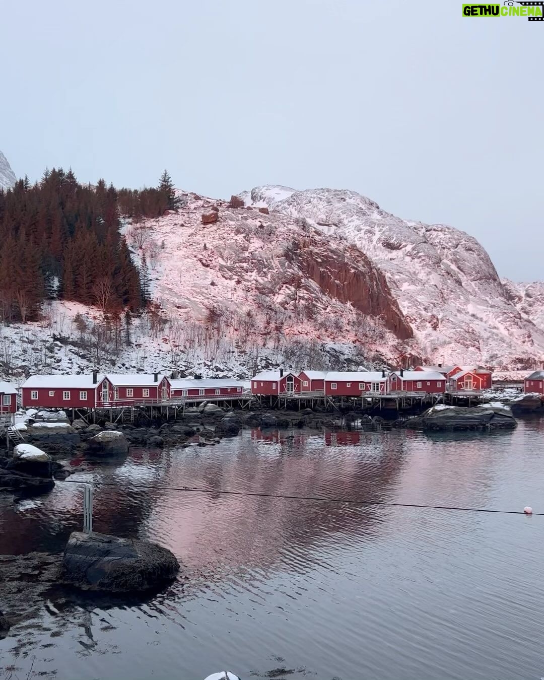 Özge Gürel Instagram - Sana karşı hislerim karışık Norveç 🫠🥶 Nusfjord, Nordland, Norway