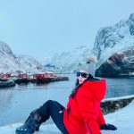 Özge Gürel Instagram - Sana karşı hislerim karışık Norveç 🫠🥶 Nusfjord, Nordland, Norway