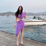 Özge Gürel Instagram - Bodrum 💜 #MiuMiuDinner