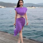 Özge Gürel Instagram - Bodrum 💜 #MiuMiuDinner