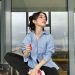 Özge Gürel Instagram - Kakül perileriyle orta yolu bulduk 😂🤦🏻‍♀️