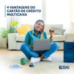 C4 Pedro Instagram - 😱 WOW!!! Conheça 4 vantagens do nosso Cartão de Crédito Multicaixa: 1- Possibilidade de pagar de forma parcelada; 2- Possibilidade de fazer pagamento de bens e serviços a crédito; 3- Possibilidade de fazer levantamento a crédito em qualquer caixa automático em Angola; 4- Facilidade de acesso ao crédito a curto prazo. Saiba mais em: https://www.bancobai.ao/pt/particulares/produtos/cartoes/cartao-credito-multicaixa #cartaodecreditomulticaixa #bancobai #confiancanofuturo Luanda, Angola