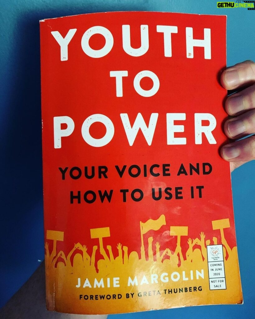 Calum Worthy Instagram - I just finished reading @jamie_s_margolin’s new book YOUTH TO POWER. It was my favorite book I have read this year. This book will help you become a real activist and will give you a guide to building your own movement. I will be a more effective activist because of this book and so will you. Young people are on the front lines of racial injustice, climate change, gender inequality and every other global threat. They are informed, they understand what’s at stake, and they have the courage to speak truth to power. In 2020, it’s hard to be optimistic but when I see how effective the next generation is at making real change - I am convinced we will solve these issues. Thank you for writing this book Jamie. Make sure to follow her incredible organization @thisiszerohour Link to her book in my bio.